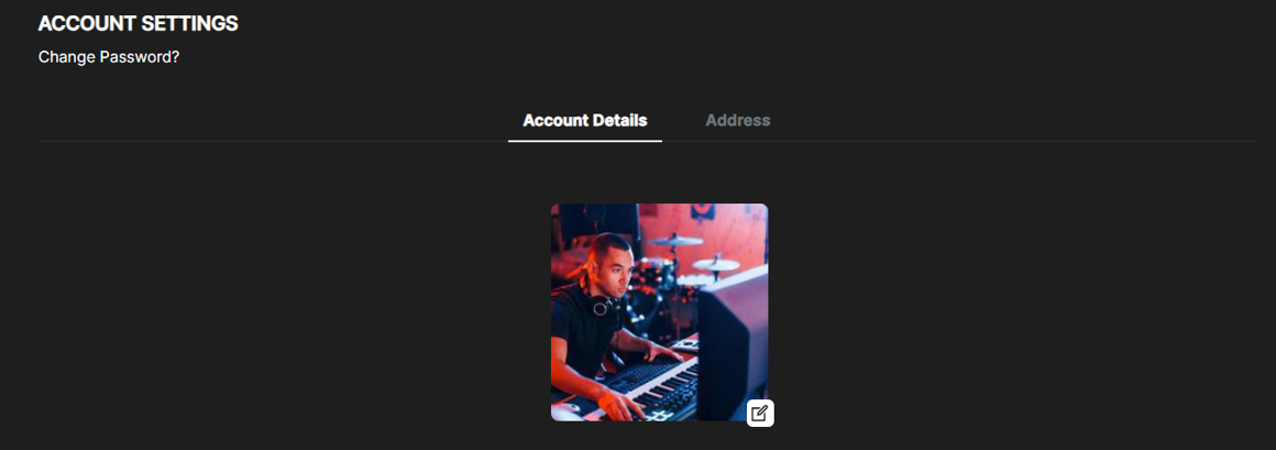 Click on the profile picture area You’ll see your current profile photo (or a placeholder image). Click on it.