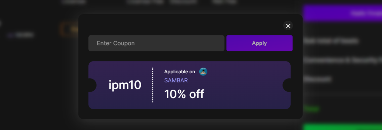 Coupon Auto-Applies If the seller has a coupon on that beat, the discount will automatically reflect in your